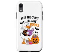 Keep The Candy I'll Take Books Duck Skeleton Custodia per iPhone XR
