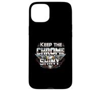 Keep the Chrome Shiny Auto Enthusiast Design Custodia per iPhone 15 Plus
