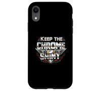 Keep the Chrome Shiny Auto Enthusiast Design Custodia per iPhone XR