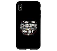 Keep the Chrome Shiny Auto Enthusiast Design Custodia per iPhone XS Max