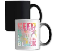 Keep Training Until The Belt Turns Black Martial Arts Tazza che cambia colore bianco