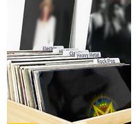 Keep Your For Record and CD Collection organizzata con schede indice alfabetico
