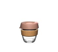 KeepCup Brew Cork - Tazza da caffè riutilizzabile in vetro temperato e sughero naturale, S, 227 ml, Frappe