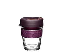 KeepCup Brew, tazza da caffè riutilizzabile, in vetro temperato e beccuccio resistente agli spruzzi, M, 340 ml, ontano