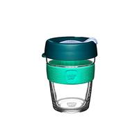 KeepCup Brew, tazza da caffè riutilizzabile, in vetro temperato e beccuccio resistente agli spruzzi, M, 340 ml, Eventide