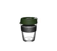 KeepCup Tazza caffè riutilizzabile Brew 340 ml vetro temperato coperchio a prova di spruzzi Pino