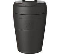 KeepCup Commuter - Tazza da viaggio isolata in acciaio inox, riutilizzabile, con coperchio ribaltabile, 340 ml, colore: nero