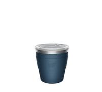 KeepCup Thermal QuickSip - Tazza da caffè in acciaio inox isolata sottovuoto, riutilizzabile, con coperchio antispruzzo, XS 180 ml, blu Oxford