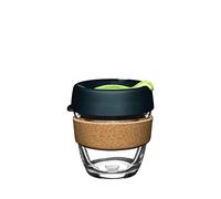 KeepCup Tazza da caffè riutilizzabile, in vetro temperato e sughero naturale, misura S, 227 ml, profonda