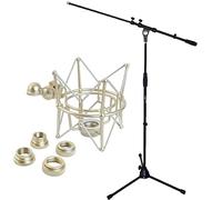Keepdrum - Asta per microfono con giraffa e asta per microfono