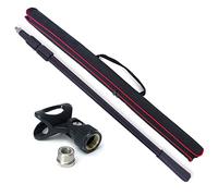 keepdrum BP03 Tonangel Boompole 2 m + MSA023 Morsetto microfono per microfono direzionale 22-24 mm