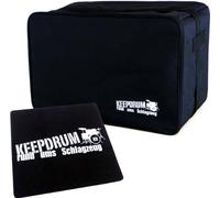 Keepdrum - Cuscino per cajon Keepdrum CB01 Cajon Bag + CP01 Pad Nero