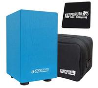 keepdrum DC1M BL - Cajon per bambini, con custodia e seduta imbottita, colore: Blu