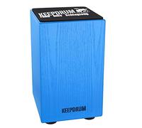 keepdrum DC1M BL - Cajon per bambini, con seduta imbottita, colore: Blu