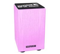 keepdrum DC1M PK - Cajon per bambini, con seduta imbottita, colore rosa