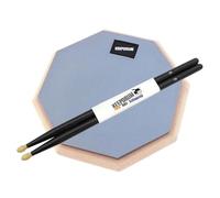 Keepdrum DP-GY8 - Coppia di bacchette per batteria, 5BB, colore grigio