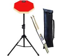Keepdrum DP-RD - Set di cuscinetti per esercizi, con treppiedi e custodia + 1 paio di bacchette