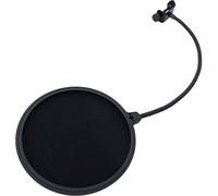 Keepdrum, filtro antipop per microfono, EMH019, a doppia protezione, in nylon, diametro 16,5 cm