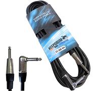 Keepdrum gc-001 008 6 m cavo strumento cavo per chitarra, 6,3 mm spina Jack, inclinata ad angolo retto dritto