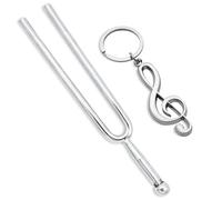 keepdrum KDTFA - Diapason Tuning Fork 440 Hz tono A1 con portachiavi