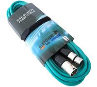 Keepdrum MC-001 x x gr cavo microfono XLR 6 m verde XLR femmina/maschio