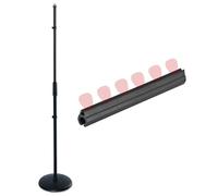 keepdrum MS015 - Supporto per microfono dritto, con porta plettri