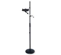keepdrum MS015 Supporto per microfono dritto con supporto per tablet smartphone