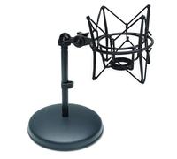 keepdrum MS032 - Cavalletto da tavolo + MS090B universale per microfono nero