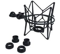 KEEPDRUM MS090B microfono ragno Shockmount supporto elastico Nero