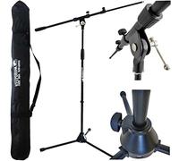 keepdrum MS106 BK - Supporto per microfono con asta + custodia SB-03