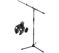 keepdrum MS106 - Supporto per microfono con morsetto universale K-M 23690, 3/8"