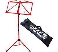 Keepdrum MUS2 RD Leggio/metallo rosso kindgerecht Tragetasche KEEPDRUM