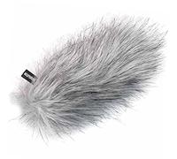 keepdrum Paravento in pelliccia WS-WH per microfoni a tubo direzionale NTG-1, NTG-2 e videocamera Videomic
