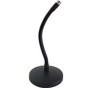 Keepdrum SH01 BK Supporto da tavolo per microfono con collo di cigno
