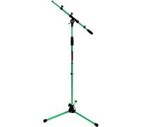 Keepdrum, Supporto per microfono ms106gr con asta e base in metallo verde