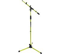 Keepdrum, supporto per microfono, MS106YW, con braccio incluso ebase in metallo, colore giallo