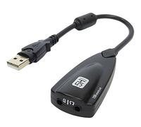 keepdrum USB-HA - Adattatore audio USB con microfono e ingresso cuffie