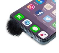 keepdrum WS06 - Protezione antivento in microfibra per smartphone, cellulare, tablet, fotocamera digitale, 8 pezzi
