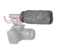 keepdrum WSWH-Pro - Paravento in pelliccia per microfoni direzionali Videomic