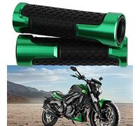 KEEPDSGN Manopole moto universali, 7/8" 22mm-24mm Manopole moto antiscivolo compatibili con NINJA 300 400 250R ZX6R Z1000 Z650 Z750 ER6N ER6F.