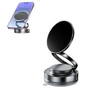 Keepelgant Supporto magnetico per cellulare auto, con base a ventosa, girevole a 360°, senza residui, adatto per vetro e cruscotto