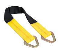 Keeper - 2 x 24 Premium Axle Tie Down Strap with D Rings - 3 333 lbs. Working Load Limit and 10 000 lbs. Break Strength One Color