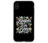 Keeper of the Bees Beekeeper Honeycomb Bee Lover Design Custodia per iPhone XS Max