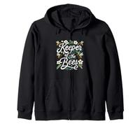 Keeper of The Bees Beekeeper Honeycomb Bee Lover Design Felpa con Cappuccio