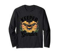 Keeper of the Gender Bee Cute Baby Reveal Party Maglia a Manica