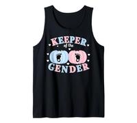 Keeper of The Gender Reveal Baby Pumpkin Pink Or Blue Canotta