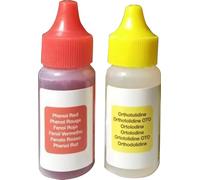 Keeper Recambio - Kit di Analisi per pH e Cloro per Piscina e Spa, Reagenti Liquidi OTO e Phenol Red, 20 ml