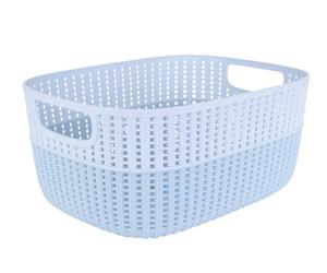 Keeper Stine Cesta Biancheria, Azzurro, 38.5x26.5x17.5 Cm Keeeper