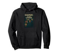 Keepers of The Light Camicia Faro Capitano Maine Art Felpa con Cappuccio