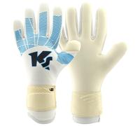 KEEPERsport Guanti da portiere Varan8 Challenge NC senza protezione per le dita, guanti da calcio per adulti, 3 mm, con linguetta, misura 8